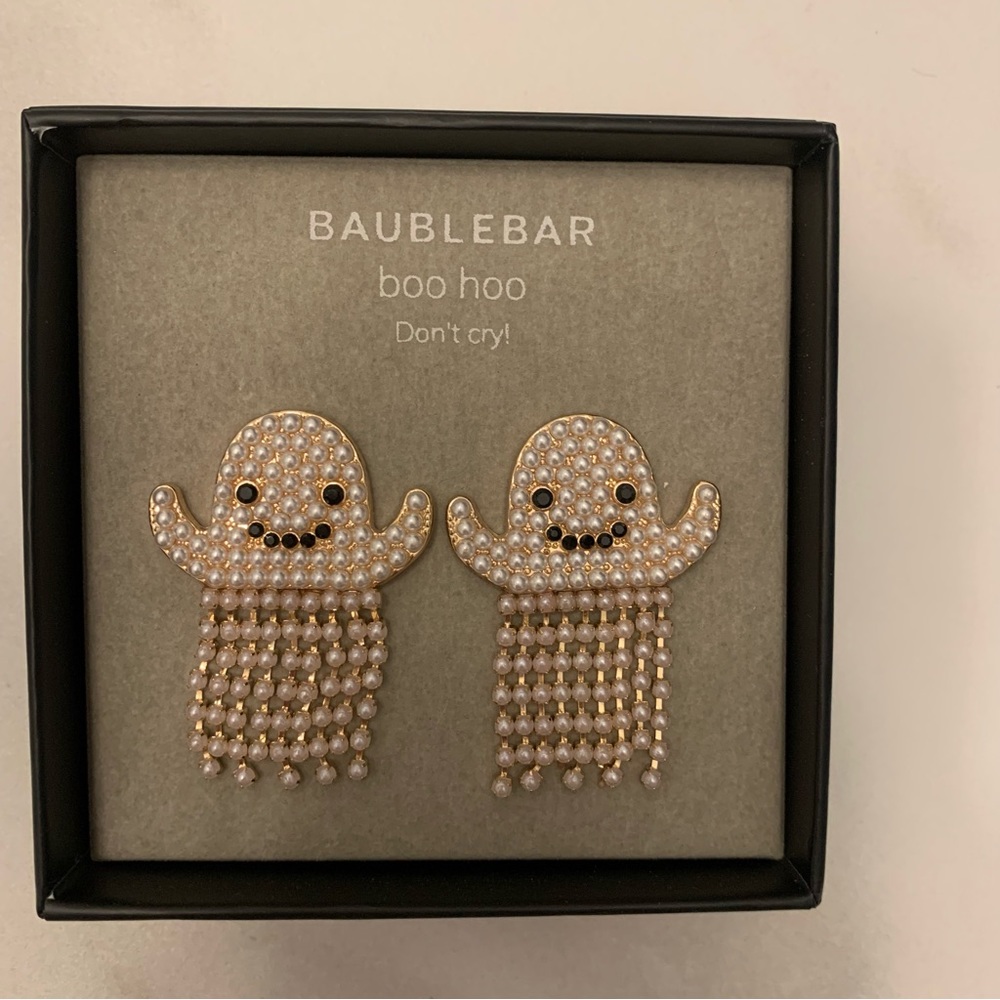 🏷️ BAUBLE-BAR Ghost Earrings - Boo Hoo - Don’t Cry